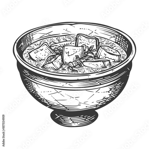 A Bowl of Delicious Indonesian Soto Soup