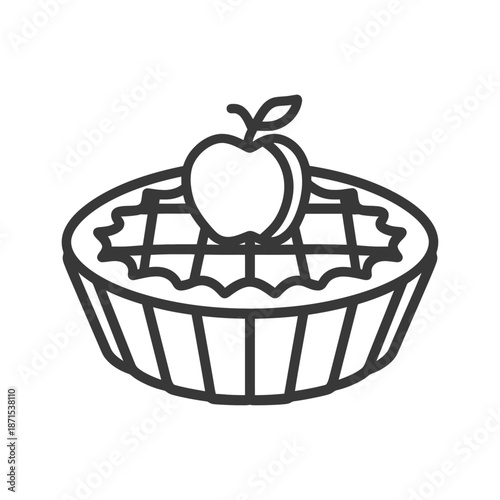 Apple Pie Dessert Sweet Treat Baked Pastry Food