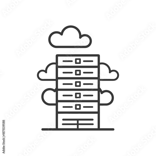 Cloud based server rack system architecture design