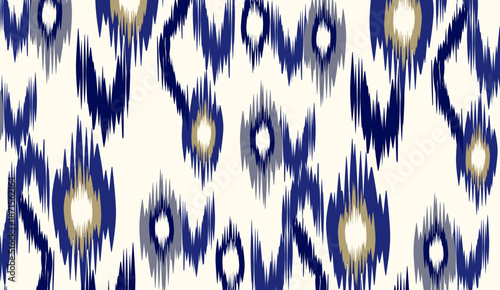 geometric ethnic vintage texture vector art design. textile fashion pattern line ikat seamless pattern and batik fabric texture asian background wallpaper geometry indian. Ethnic abstract ikat art .