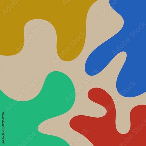 Psychedelic trippy pattren vintage retro illustration