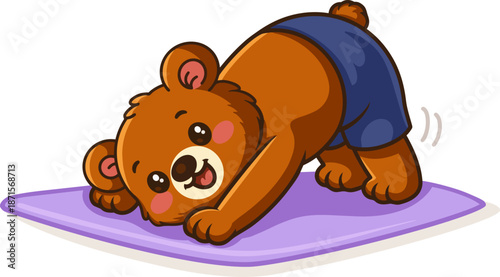 cute_bear_yoga_pose