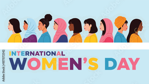 Diverse Women Celebrate International Women's Day