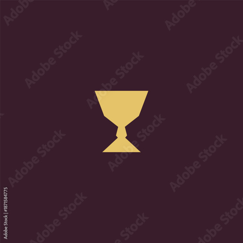 Geometric abstract chalice logo representing ritual, value, and sacred elegance.