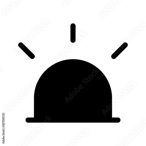 Siren Icon Vector Symbol Design Illustration