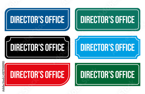 Director’s Office Door Sign Illustration Printable Door Signs for executive offices