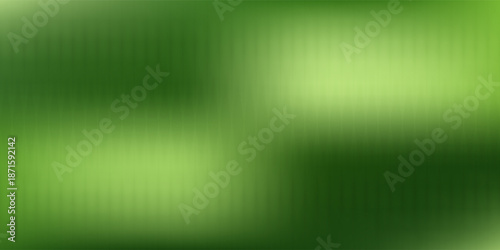 Dark green neon gradient ribbed glass. Vector ribbed glass texture background. Mesh gradient. acrylic ribbed bath surface. Reeded glass background semitransparent overlay.