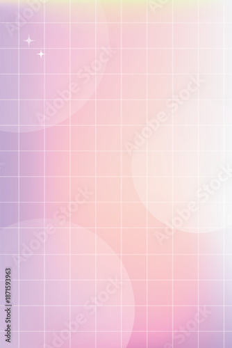 Pink light and soft gradient abstract grid background