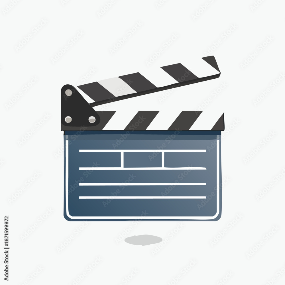 Obraz premium Clapperboard for film production and movie making.
