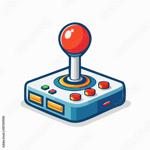 Classic Arcade Game Joystick Controller for Retro Gaming Fun.