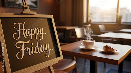 Happy Friday Coffee Shop Interior