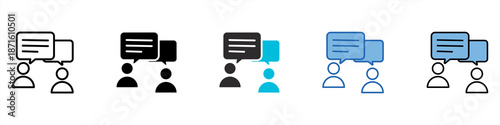 Communication Icon Single Pack Multistyle