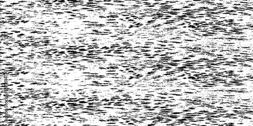 Abstract vector texture. Black sandy grit on transparent background. Monochrome noise overlay