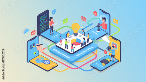 Isometric sets of concepts of young people's work on smartphone screens