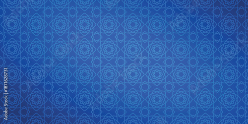 Blue Ramadan kareen seamless pattern Abstract vector islamic mubarak arabic and swatches oriental line texture modern simple wallpaper geometric diagonal design elements ornamental vector patterns