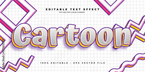 Cartoon text effect az1z