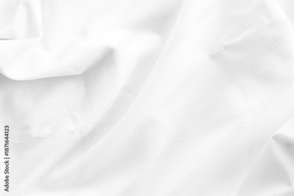 Obraz premium white bedding sheets texture for background