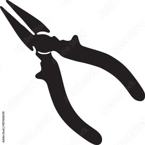 pliers isolated on white background