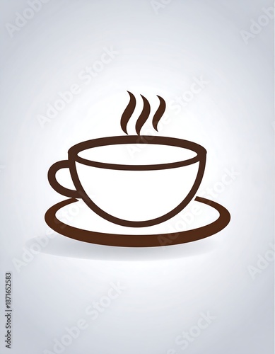 Simple coffee cup graphic