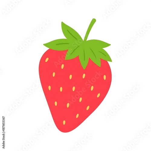 Simple strawberry illustration (1)