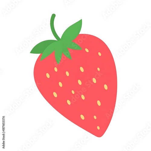 Simple strawberry illustration