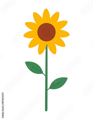Simple sunflower illustration (1)