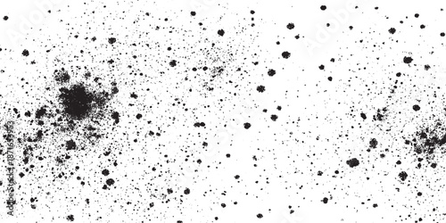 Grunge frame with dust and rough wall texture Speckle grain dot white paper noise texture with dot line grunge texture dust noise black and white texture 