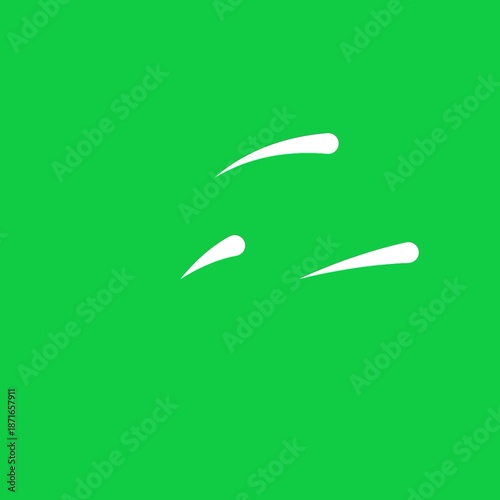 Collection of animated video assets with green screen background. Various motion graphics elements ready for chroma key editing, overlays, and creative video projects.