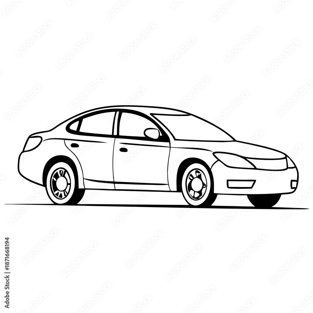 Fototapeta premium car vector illustration