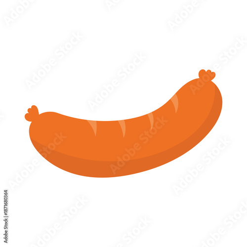 Fried Sausage Illustration