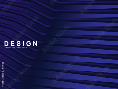 Premium background design with diagonal dark blue stripes pattern. Vector horizontal template for digital lux business banner, contemporary formal invitation, luxury voucher, prestigious gift certific
