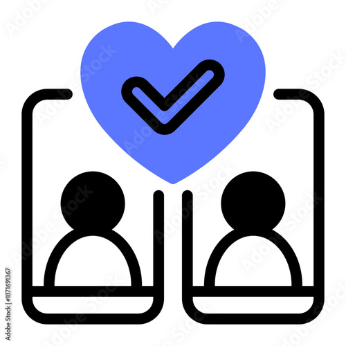 This Match icon is suitable for Dating App.