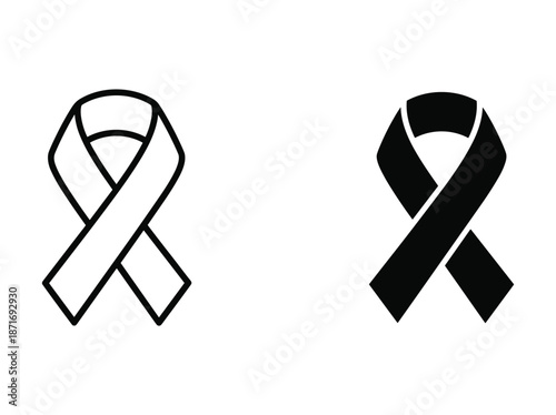 Awareness ribbon symbolizing support and solidarity