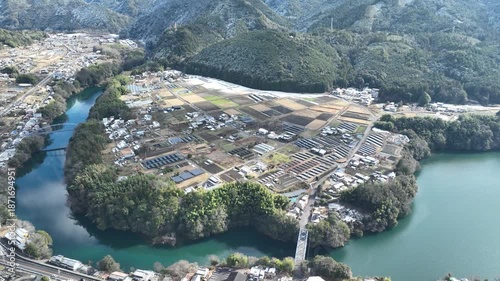 岐阜のグランドキャニオン 川辺町 ドローン空撮