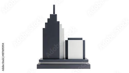 Art Deco Skyscraper Sculpture