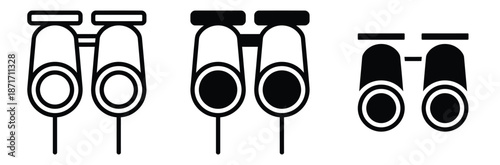 Security camera icons in black and white for safety concepts,Security camera icon, video surveillance, cctv sign. Surveillance camera,monitoring, safety home protection system.