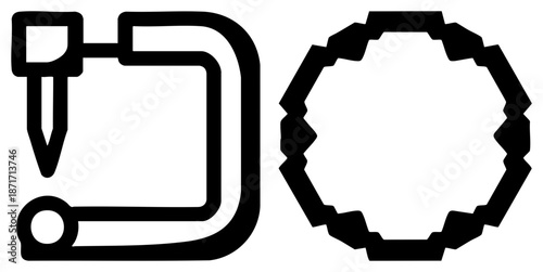 Vector of Drill Bit and Gear Set