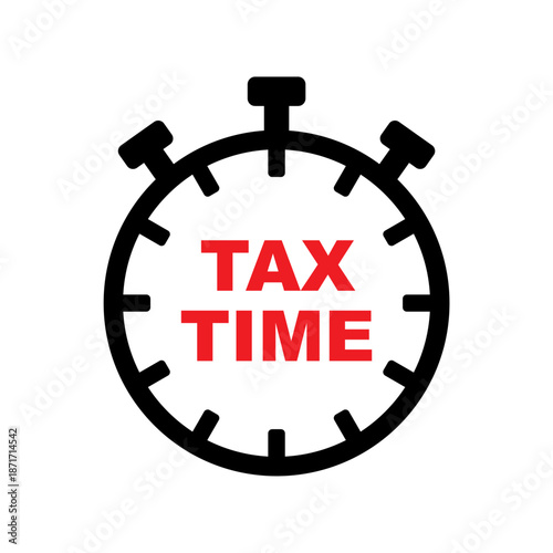  tax time icon template design vector design illustrations