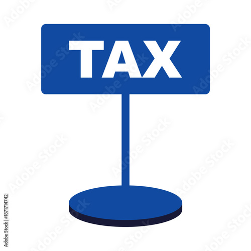 tax day icon template design vector design illustrations