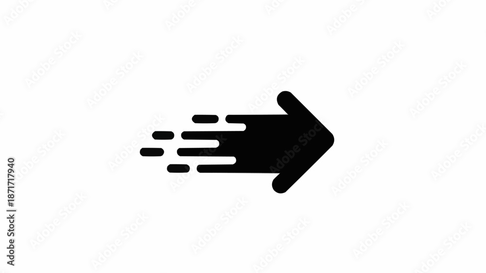 Fototapeta premium Cool arrow icon