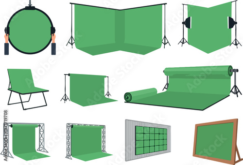 Green Screen Setups Photography Studio Essentials for Backdrop Versatility