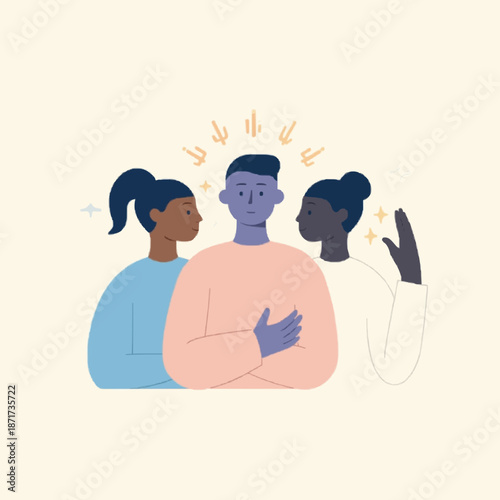 modern human emotion concept 