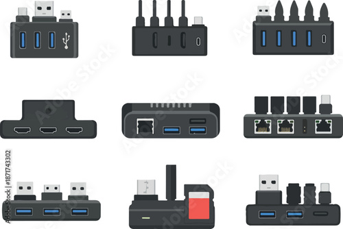 USB Hubs and Port Replicators Connectivity Solutions for Devices