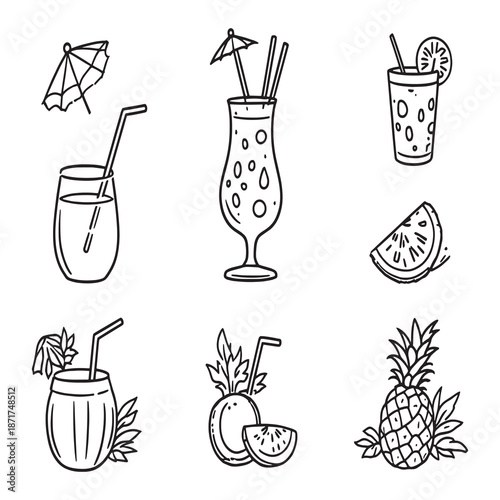 Pina Colada Creamy Smooth Refreshing Island Beverage