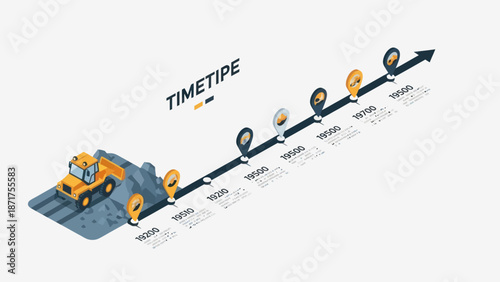 Time Management Concept with Toy Train on Track.