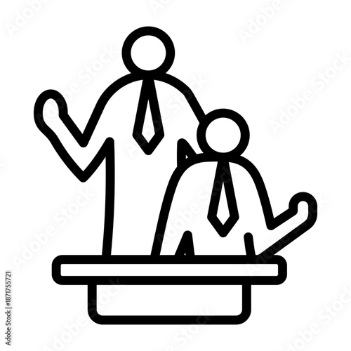 Onboarding Icon - Black Outline