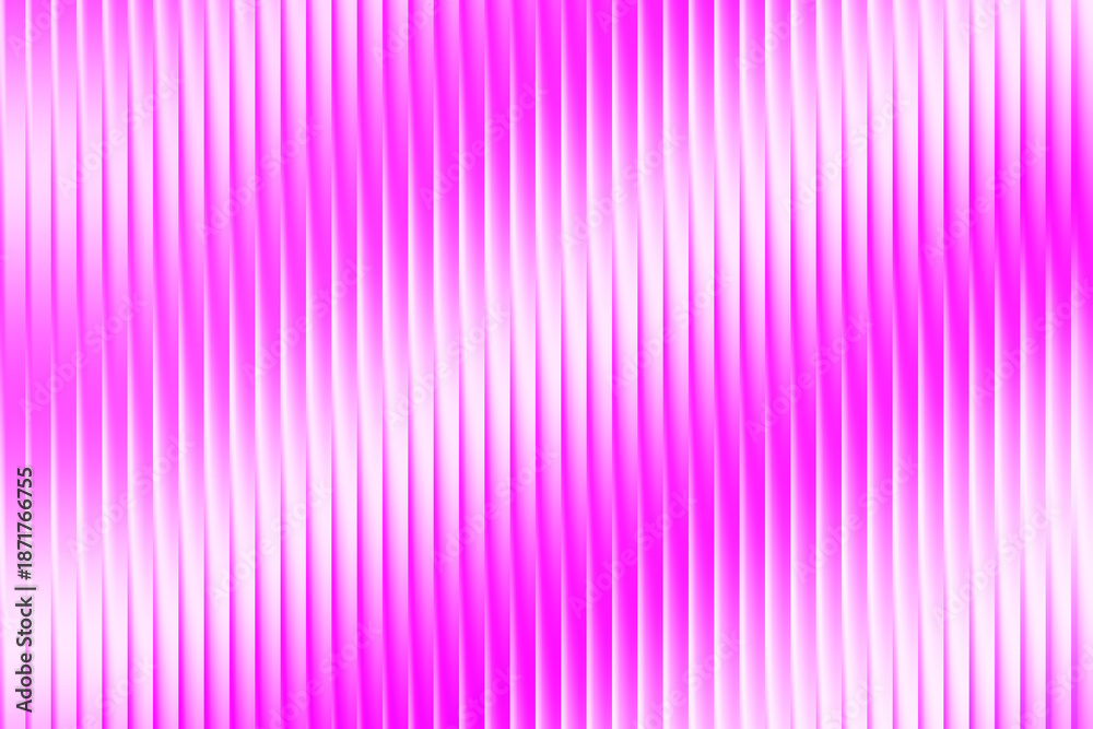 Fototapeta premium Vibrant pink vertical stripes creating a sense of depth and movement in a seamless pattern illustration