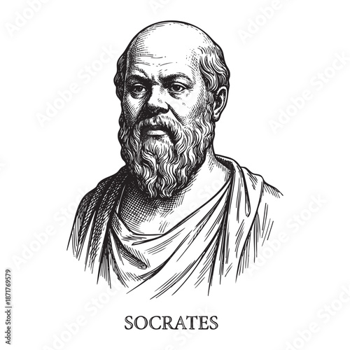 Socrates Greek Philosopher Engraving