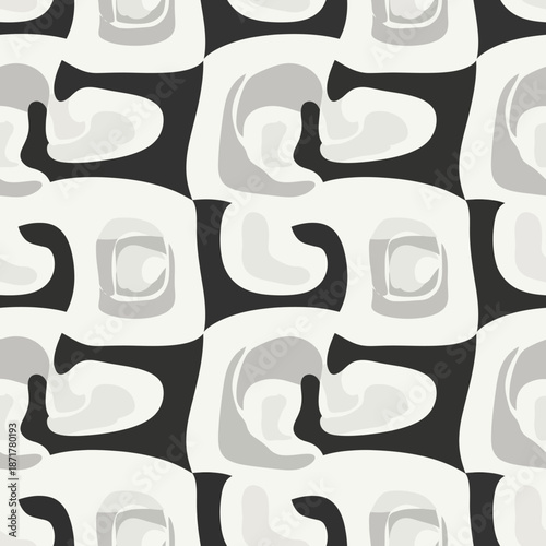 Teeth Dental Illustration Pattern Closeup.