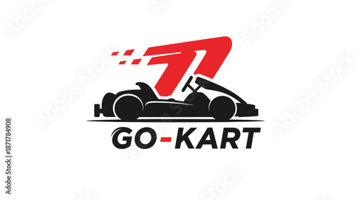 Go-Karting Speed Icon A Racing Emblem for Thrill-Seekers and Enthusiasts